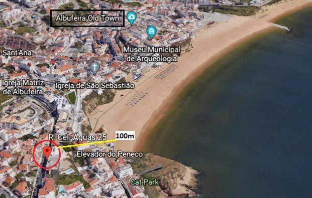 Ferienwohnung #021 Oldtown, Sea View, Pool, Private Park Albufeira Exterior foto